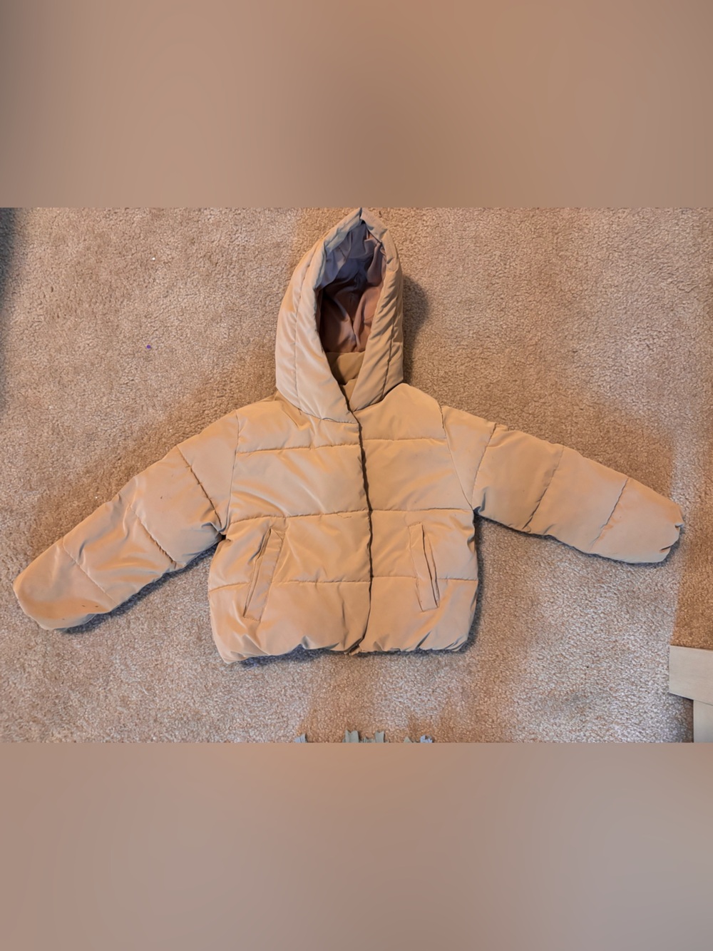 Girls Zara Puffer Jacket Size 6/7